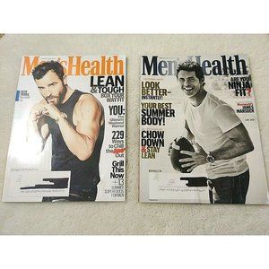 Men's Health Magazine Justin Theroux James Marsden June July/August 2018 Fitness